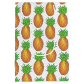 Sac Cadeau Moyen Plage d'ananas tropicale Hawaiian Island Imprimer (Dos)