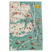 Sac Cadeau Moyen Plages des Banques Extérieures (Dos)