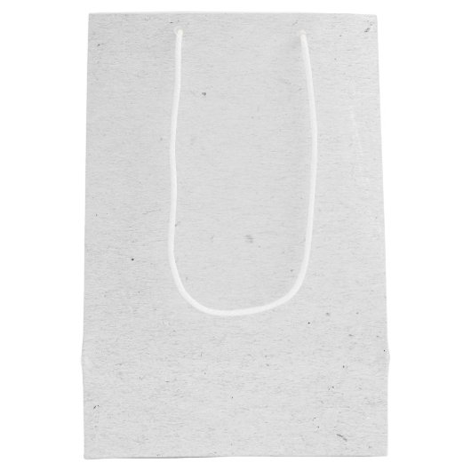 Sac Cadeau Moyen Plaid Christmas Joy avec des flocons de neige (Dos)