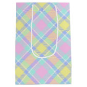 Sac Cadeau Moyen Plaid pastel (Dos)