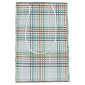 Sac Cadeau Moyen Plaid pastel (Devant)