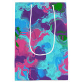 Sac Cadeau Moyen Plaque Abstraite de sirène (Dos)