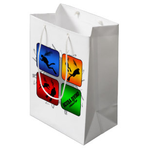 Sac Cadeau Moyen Plongée Extraordinaire sous-marine Style urbain