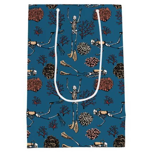 Sac Cadeau Moyen Plongée sous-marine nage dans l'océan (Dos)