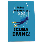 Sac Cadeau Moyen Plongée sous-marine Vie sous-marine Plongée sous-m (Devant)