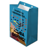 Sac Cadeau Moyen Plongeur (Dos Angle)