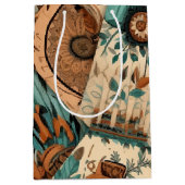 Sac Cadeau Moyen Plumes tribales du sud-ouest aztèque (Devant)