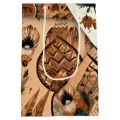 Sac Cadeau Moyen Plumes tribales du sud-ouest aztèque (Dos)