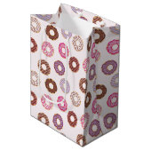 Sac Cadeau Moyen Plus de Donuts   (Devant Angle)