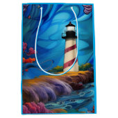 Sac Cadeau Moyen Point phare (Devant)