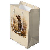 Sac Cadeau Moyen Pointer allemand à poil dur (Dos Angle)