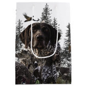 Sac Cadeau Moyen Pointeur à poils courts allemand (Dos)