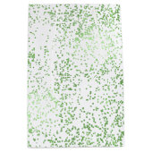 Sac Cadeau Moyen Points Confetti de menthe (Devant)