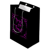 Sac Cadeau Moyen Poison Purple Trick ou Treat Bag (Dos Angle)