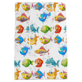 Sac Cadeau Moyen Poisson Amusant En Bulles (Dos)