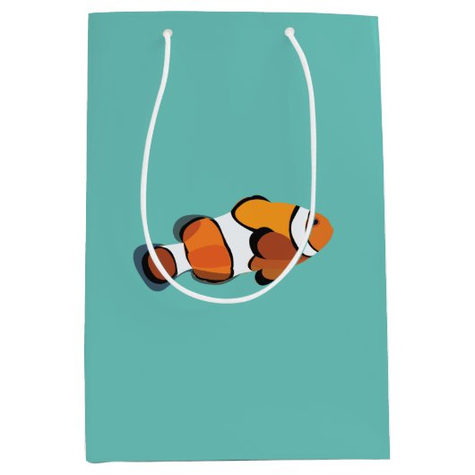 Sac Cadeau Moyen Poisson clown (Devant)