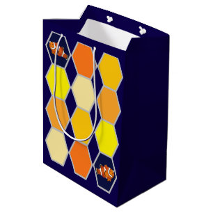 Sac Cadeau Moyen Poisson clown art dessiné à la main