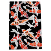 Sac Cadeau Moyen Poisson koi orange et noir (Devant)