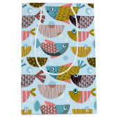 Sac Cadeau Moyen Poisson rétro (Devant)