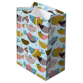 Sac Cadeau Moyen Poisson rétro (Dos Angle)