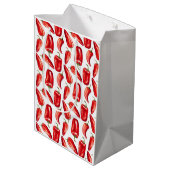 Sac Cadeau Moyen Poivrons rouges chili (Dos Angle)