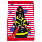 Sac Cadeau Moyen POMPIERS TECkel  (Dos)