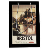 Sac Cadeau Moyen Pont suspendu et bateaux de Clifton (Devant)