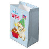 Sac Cadeau Moyen Poodle Jeu de Cupcake (Dos Angle)