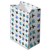 Sac Cadeau Moyen Pop Ninja Throwing Star (Devant Angle)