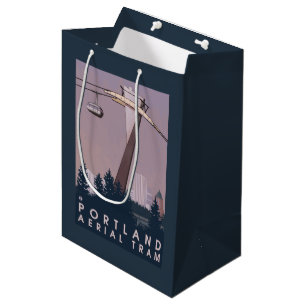 Sac Cadeau Moyen Portland, scène de tram d'OregonAerial