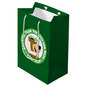 Sac Cadeau Moyen Portrait souriant de l'ours de Yogi