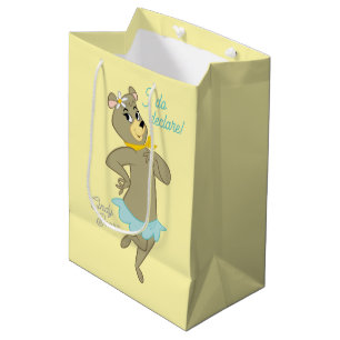 Sac Cadeau Moyen Pose Joueuse de Cindy Bear