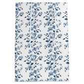 Sac Cadeau Moyen Positions Bleues Sur La Vigne (Dos)