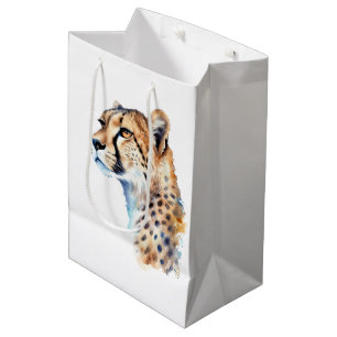 Sac Cadeau Moyen Poster de animal Cheetah