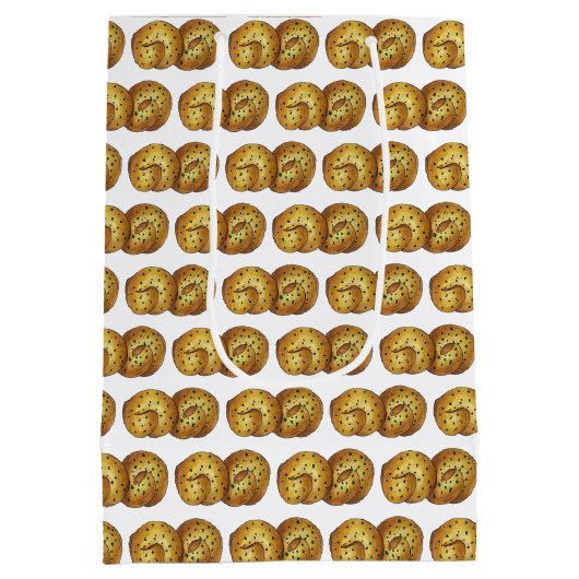 Sac Cadeau Moyen Pouce d'ail Pain Roll Italien Cuisine alimentaire  (Dos)