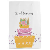 Sac cadeau moyen pour bougies d'anniversaire Sweet (Dos)