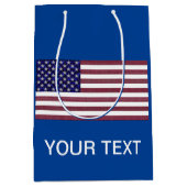 Sac cadeau moyen pour drapeau anglais (Devant)