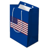 Sac cadeau moyen pour drapeau anglais (Dos Angle)