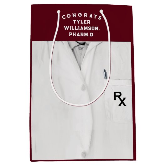 Sac cadeau moyen pour les étudiants en pharmacie (Devant)