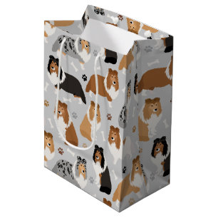 Sac cadeau moyen pour les os et les pattes de chie