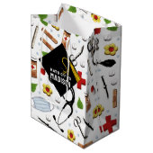 Sac cadeau moyen pour l'infirmière (Devant Angle)