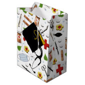 Sac cadeau moyen pour l'infirmière (Dos Angle)