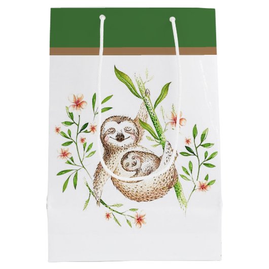 Sac cadeau moyen pour mamma et bébé (Dos)