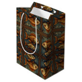 Sac Cadeau Moyen PP 572 Poissons de Steampunk 1 de 3 (Dos Angle)