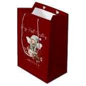 Sac Cadeau Moyen Premier Noël de fée (Dos Angle)