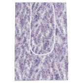 Sac Cadeau Moyen Pretty Lavender Flowers Bridal Shower   (Dos)