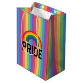 Sac Cadeau Moyen Pride arc-en-ciel (Dos Angle)