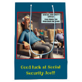 SAC CADEAU MOYEN " PROCESSUS DE RETRAITE " (Dos)