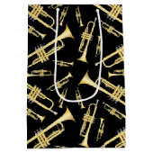 Sac Cadeau Moyen Professeur de musique de trompette (Dos)