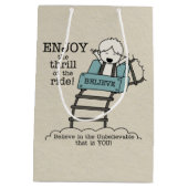 Sac Cadeau Moyen Profitez du tour (Dos)